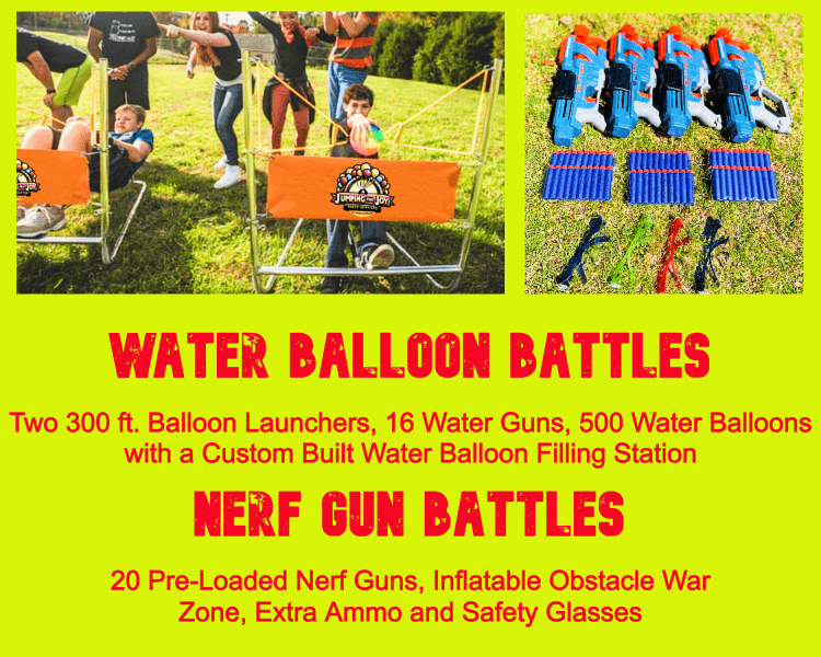 Single Item Battle Party (Nerf or Water Balloon War)