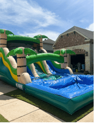 Dual Lane Waterslide Single Item Bounce House or Waterslide